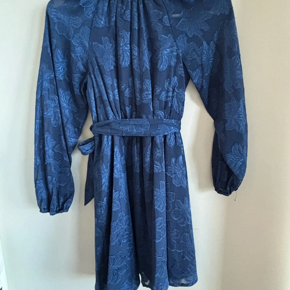 NWT GB Social Big Girls Jacquard Chiffon Dress - Picture 2 of 5